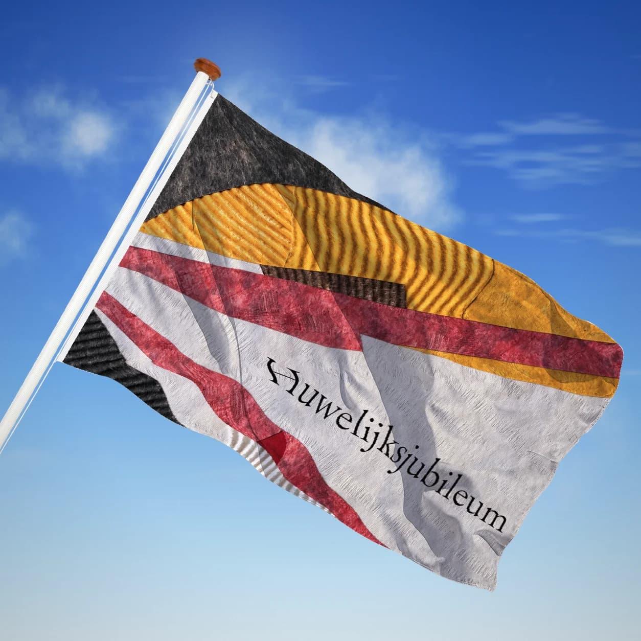 Huwelijksjubileum — Papiercollage