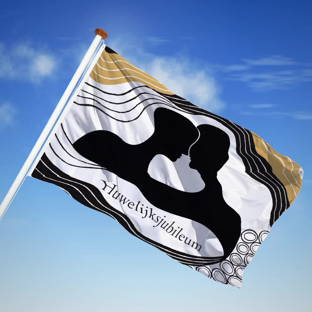 Huwelijksjubileum — Linosnede