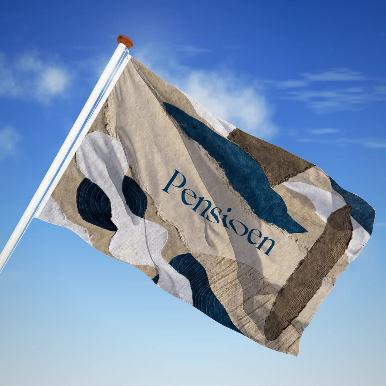 Pensioen — Papiercollage