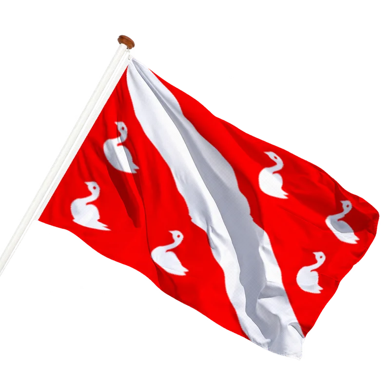 Flag of Bergen (NH.)